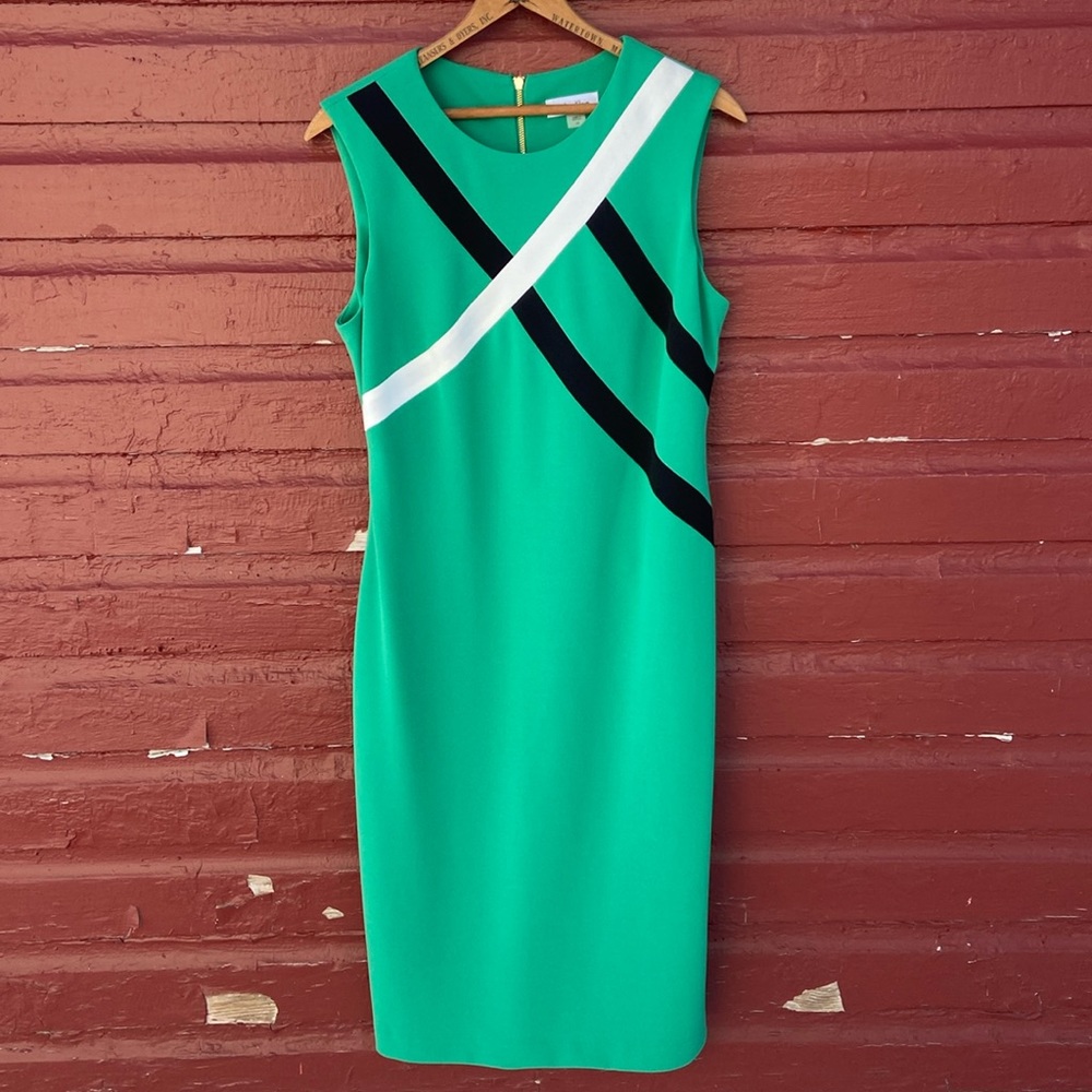Calvin Klein Sleeveless Sheath Dress Women's Size 10